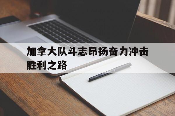 加拿大队斗志昂扬奋力冲击胜利之路